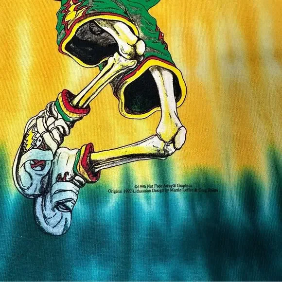 ANVIL Grateful Dead Lithuania Basketball Vintage Olympic Men's Shirt Size XL - Picture 4 of 6